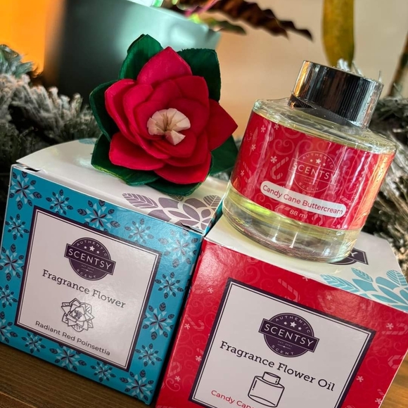 Scentsy Fragrance Flower Candy Cane Buttercream - Picture 1 of 1